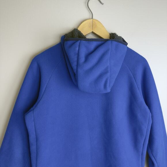 The North Face Boys Chimborazo Blue Fleece Sherpa Lined Hoodie Size M 14/16 - Picture 8 of 14